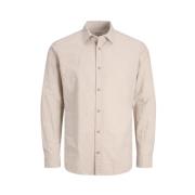 Stijlvol Overhemd Jack & Jones , Beige , Heren