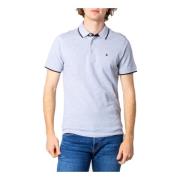 Heren Grijze Polo Shirt Jack & Jones , Gray , Heren