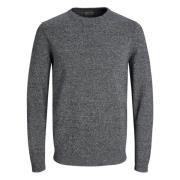 Round-neck Knitwear Jack & Jones , Gray , Heren