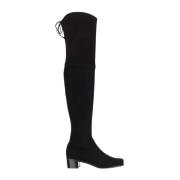 Zwarte Overknee Laarzen Stuart Weitzman , Black , Dames