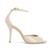 Nudist Point Sandal Stuart Weitzman , Beige , Dames