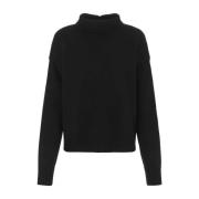 Zwarte Oversized Cashmere Trui Jil Sander , Black , Dames