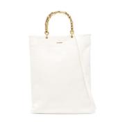 Moderne Witte Handtassen Collectie Jil Sander , White , Dames