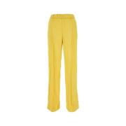 Gele Viscose Wide-Leg Sweatpants Jil Sander , Yellow , Dames