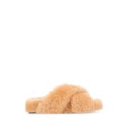 Shearling Slippers in Pasteloranje Jil Sander , Orange , Dames