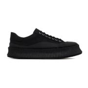 Zwarte Sneakers Jil Sander , Black , Heren