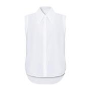 Mouwloos shirt Jil Sander , White , Dames