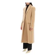 Op maat gemaakte jas van zuivere scheerwol Jil Sander , Beige , Dames