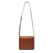 Schoudertas Jil Sander , Brown , Dames