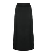 Zwarte Maxi Rok Jil Sander , Black , Dames