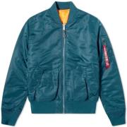 Klassiek Ma-1 jas Alpha Industries , Blue , Heren