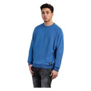 Senior Sweater C8406 14 Carlo Colucci , Blue , Heren