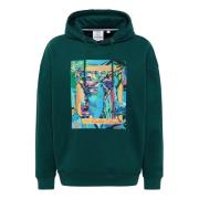 De Val Oversized Hoodie Carlo Colucci , Green , Heren