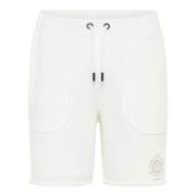 Unieke Oversize Short De Benedetto Carlo Colucci , White , Heren