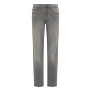 Enrico Dalri Heren Stretch Jeans Carlo Colucci , Gray , Heren