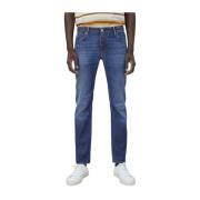Slim-Fit Blauwe Gewassen Jeans voor Heren Closed , Blue , Heren