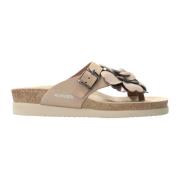 Stijlvolle Helen Flower Sandaal voor Dames Mephisto , Beige , Dames