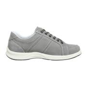 Sportieve Lichtgrijze Nubuck Herenschoen Mephisto , Gray , Heren