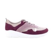 Imanie Dames Sneakers - Chianti Rood Mephisto , Red , Dames