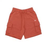 Cargo Shorts in Baksteen Rood/Wit New Era , Orange , Heren