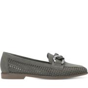 Groene Leren Loafers voor Dames Tamaris , Green , Dames