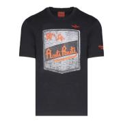 T-shirt Aeronautica Militare , Black , Heren