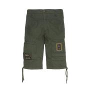 Casual Shorts Aeronautica Militare , Green , Heren