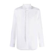 Shirts 120% Lino , White , Heren