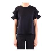 Korte mouwen T-shirt Alexander McQueen , Black , Dames