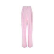 Straight Trousers Alexander McQueen , Pink , Dames