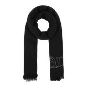 Luxe Cashmere Sjaal voor Modieuze Vrouwen Alexander McQueen , Black , ...