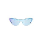 Zonnebril Alexander McQueen , Blue , Dames