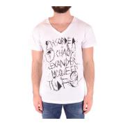 9604up602012 T-shirt, Wit, Ss18, MCQ Logo Alexander McQueen , White , ...