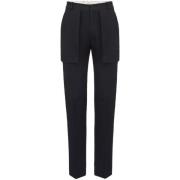 Zwarte Broek met Stijl/Model Naam Alexander McQueen , Black , Heren