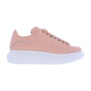 Hoogwaardige leren sneakers Alexander McQueen , Pink , Dames