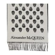 Wollen sjaal Alexander McQueen , White , Dames