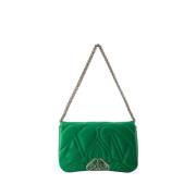 Groene Leren Seal Crossbody Tas Alexander McQueen , Green , Dames