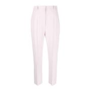 Hoge taille rechte broek Alexander McQueen , Pink , Dames