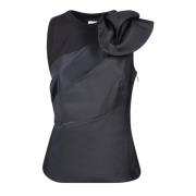 Mouwloze Zwarte Top voor Dames Alexander McQueen , Black , Dames