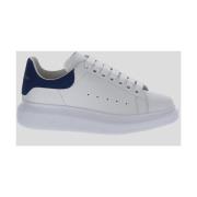 Witte Leren Larry Sneakers Alexander McQueen , White , Dames
