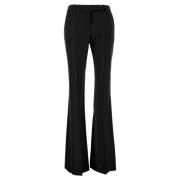 Opvallende Flared Broek Alexander McQueen , Black , Dames