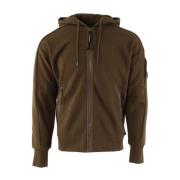 Diagonaal Fleece Zip-through Vest voor Heren C.p. Company , Brown , He...