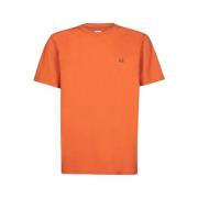 Gedrukte T-shirt Collectie voor Heren C.p. Company , Orange , Heren