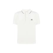 Klassiek Polo Shirt C.p. Company , White , Heren