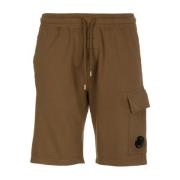 Witte knielange casual shorts C.p. Company , Brown , Heren