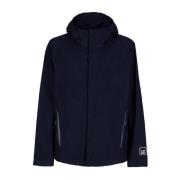 Zwarte Katoenen Hoodie Jas voor Heren C.p. Company , Blue , Heren