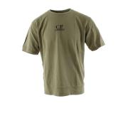 Heren T-shirt, Groen, Maat XS C.p. Company , Green , Heren