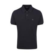 Zwart 24/1 Piquet Polo Shirt C.p. Company , Black , Heren