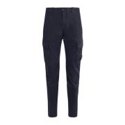 Cargo Broek van Stretch Satijn C.p. Company , Blue , Heren