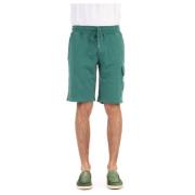 Groene Cargo Shorts met Trekkoord in de Taille C.p. Company , Green , ...